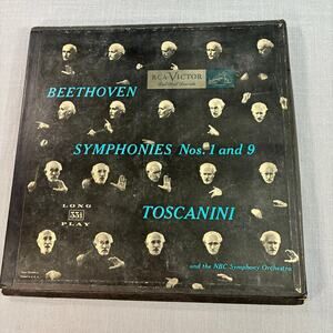 Beethoven Symphonies Nos 1 & 9 Toscanini NBC Symphony RCA Victor 2LP Set